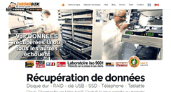 Desktop Screenshot of chronodisk-recuperation-de-donnees.fr