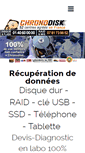 Mobile Screenshot of chronodisk-recuperation-de-donnees.fr